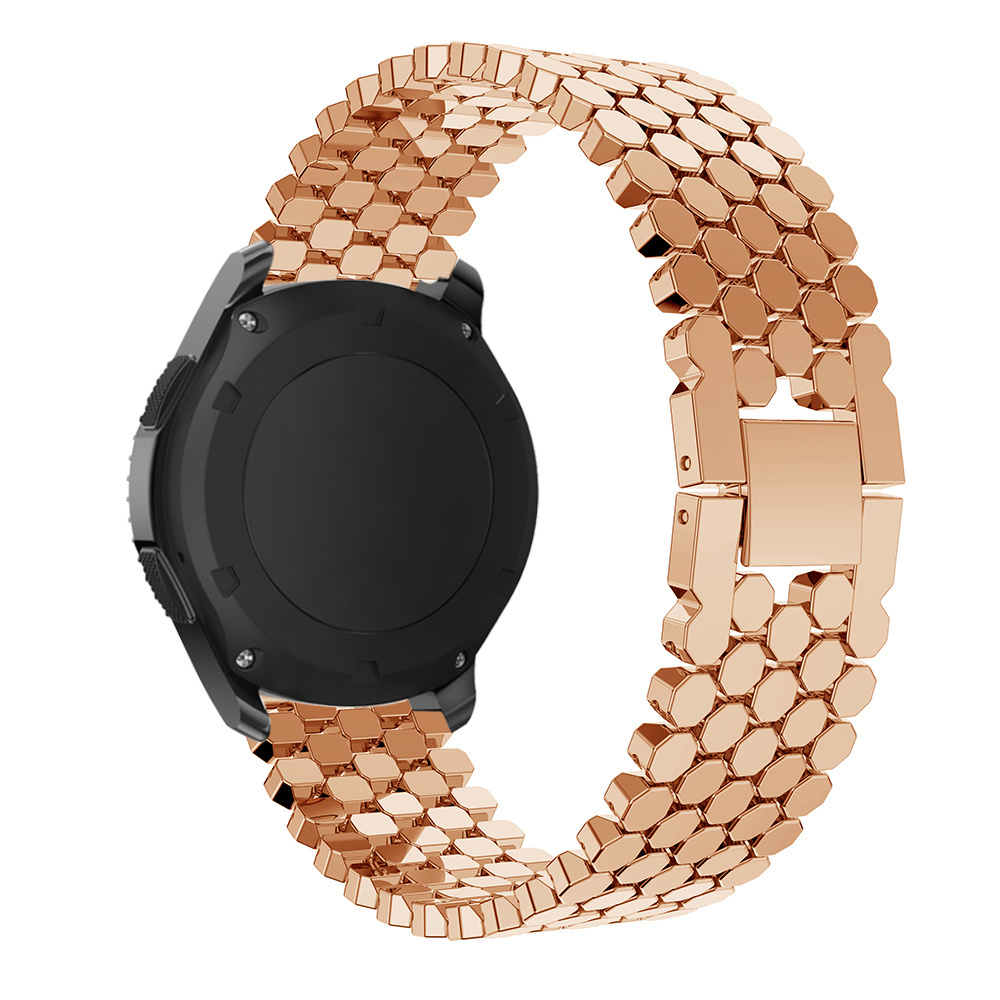 Huawei Gt Fish Steel Link Strap - Rose Gold