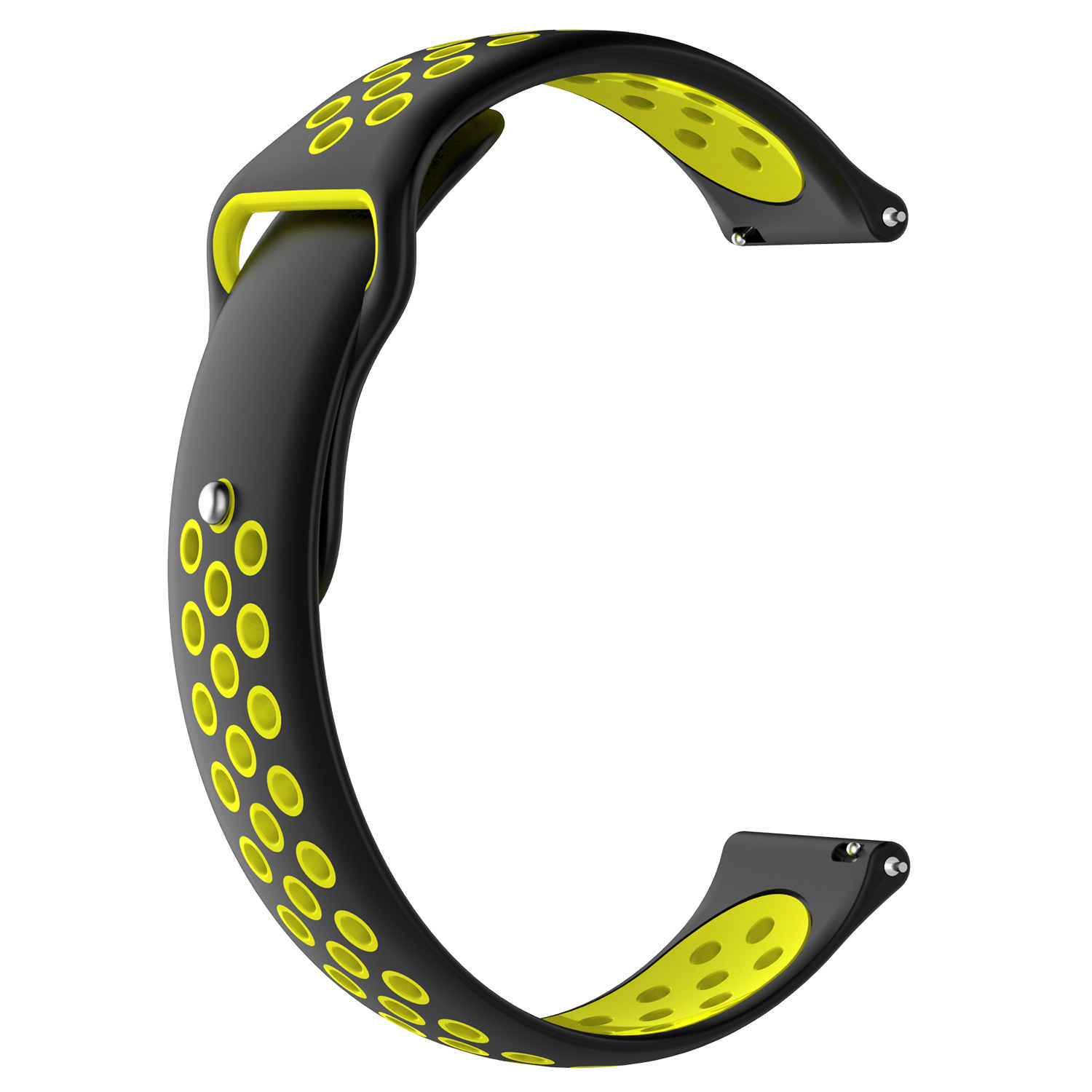 Samsung Galaxy Watch Double Sport Strap - Black Yellow