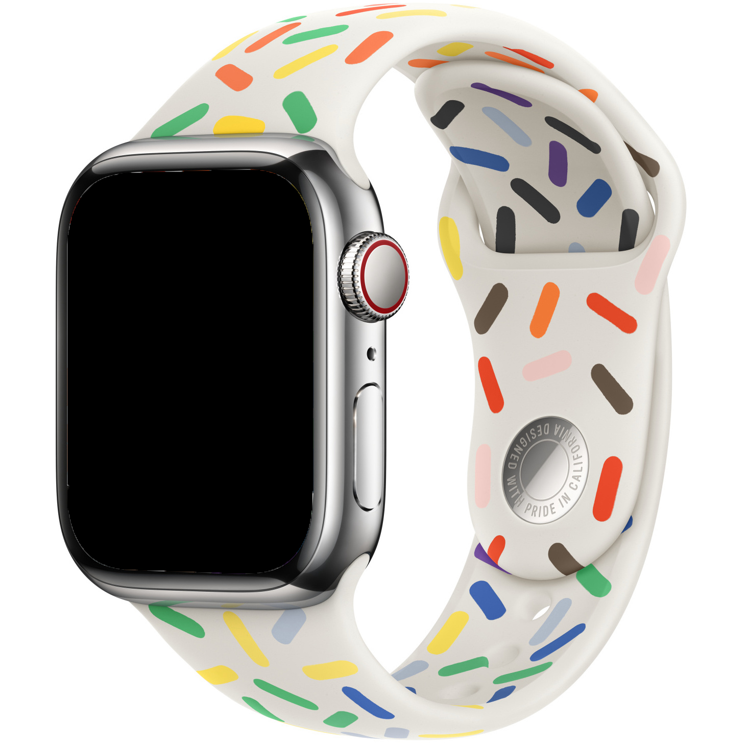 Apple Watch Pride Sport Strap - White