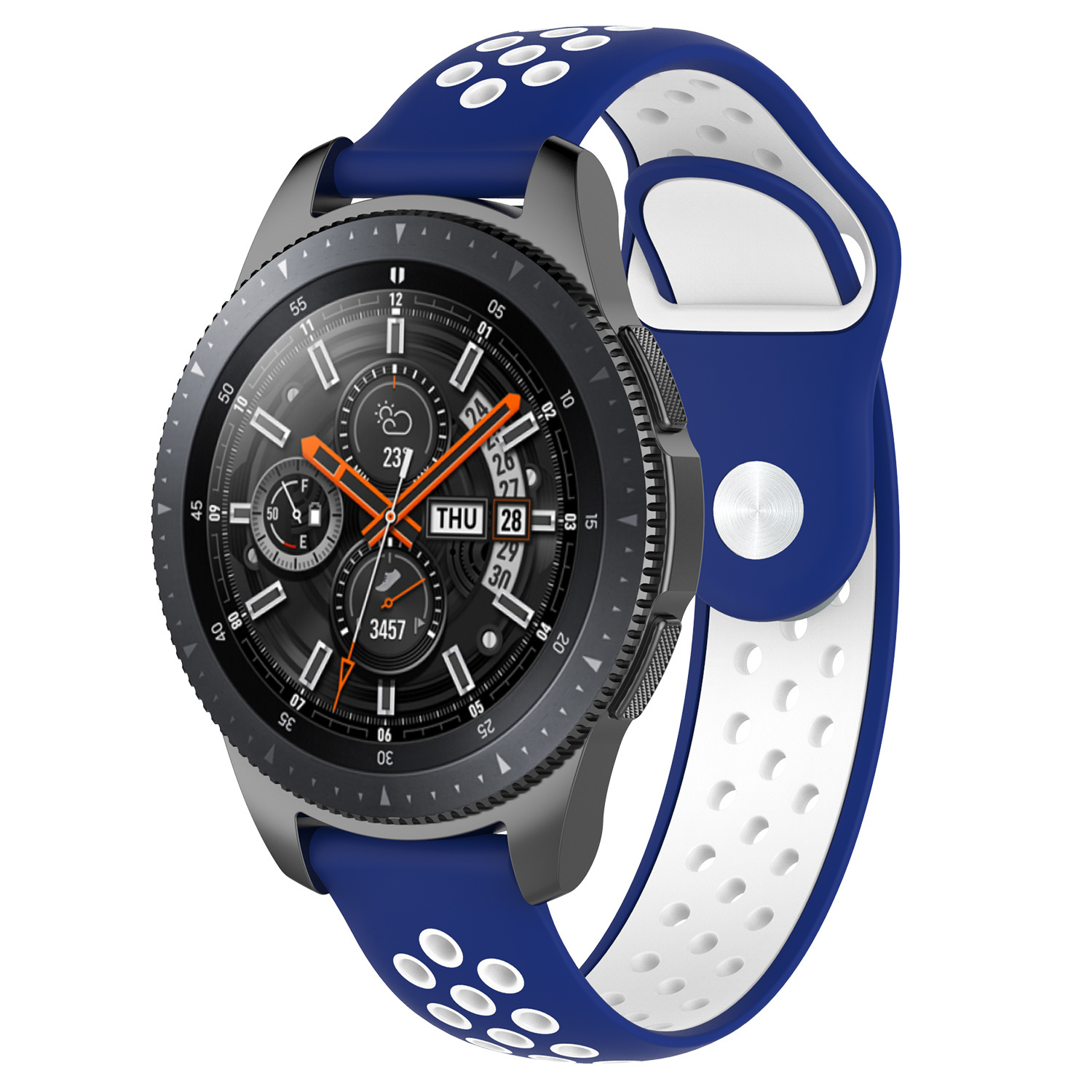 Samsung Galaxy Watch Double Sport Strap - Blue White