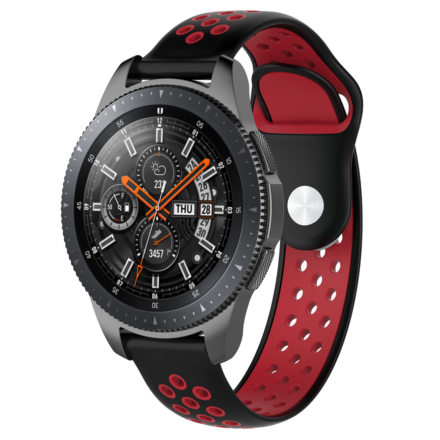 Huawei Watch Gt Double Sport Strap - Black Red