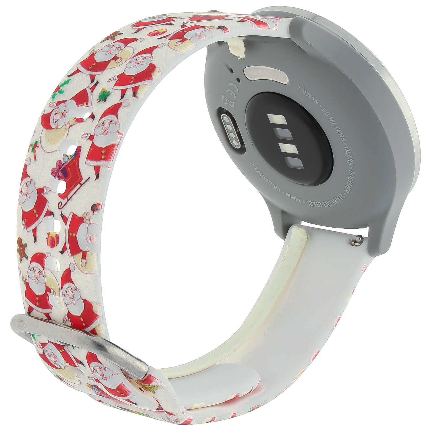 Huawei Watch Print Sport Strap - Christmas Santa Red