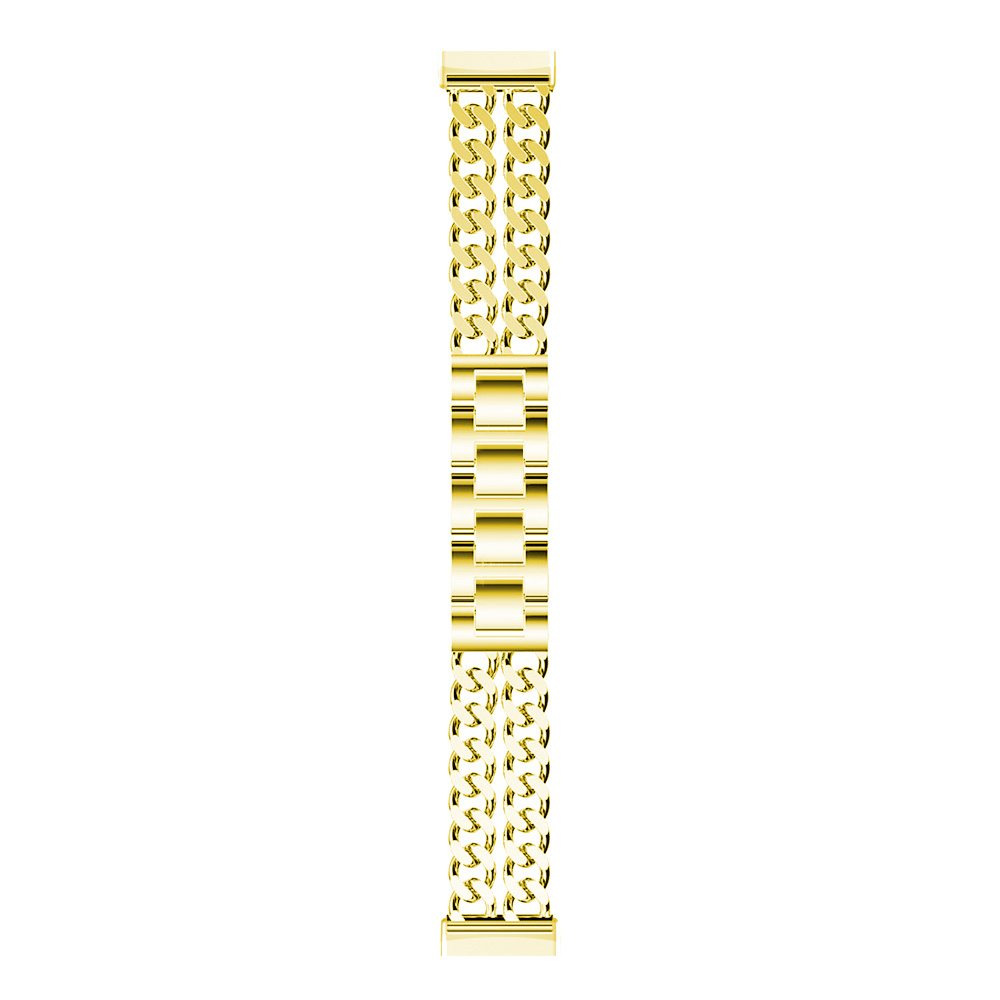 Fitbit Versa 3 / Sense Cowboy Steel Link Strap - Gold