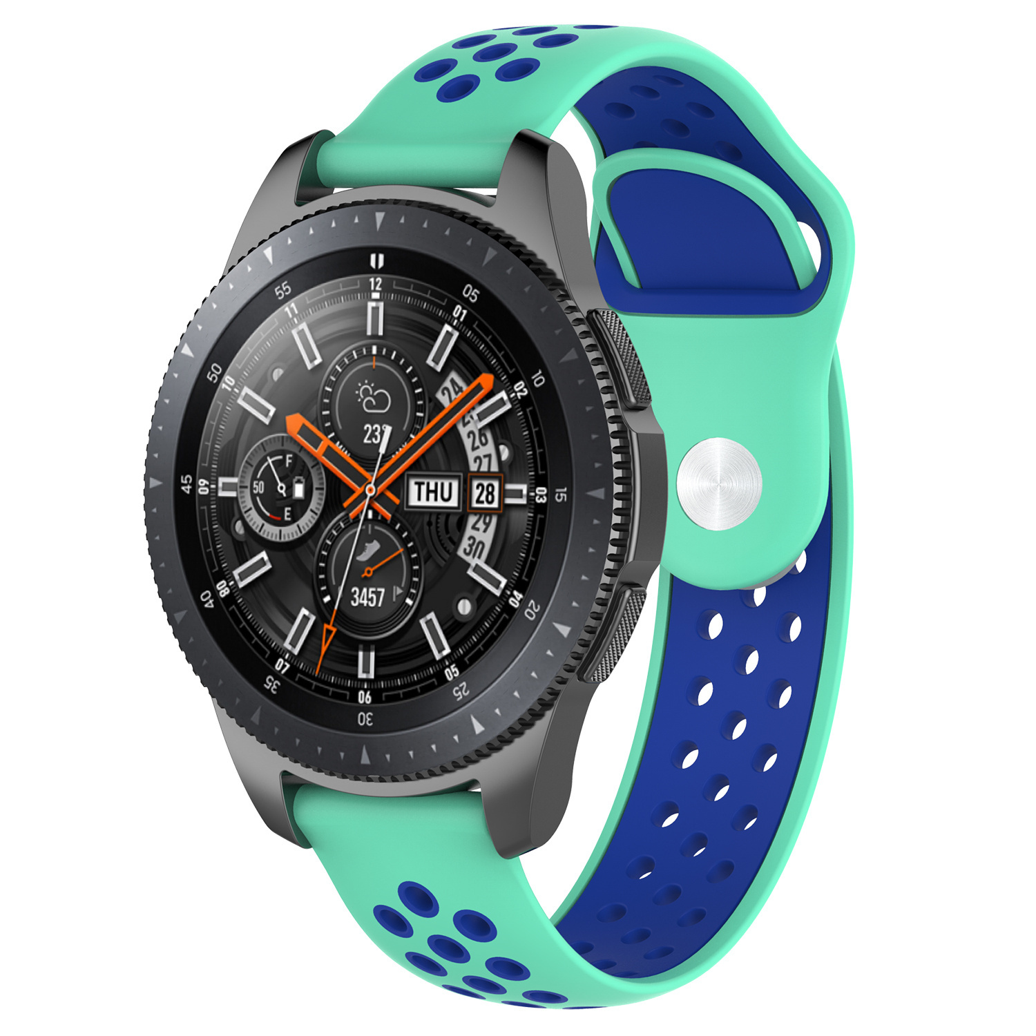Samsung Galaxy Watch Double Sport Strap - Teal Blue