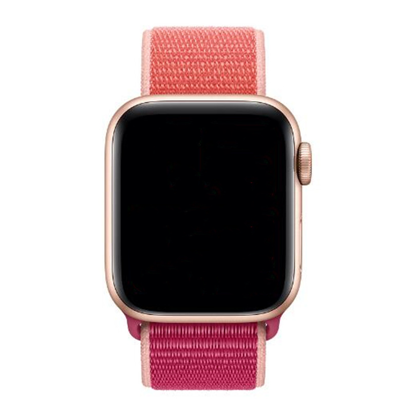 Apple Watch Nylon Sport Loop Strap - Pomegranate