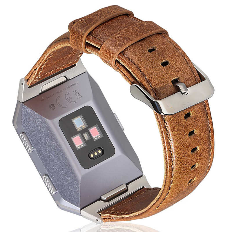 Fitbit Ionic Genuine Leather Strap - Light Brown
