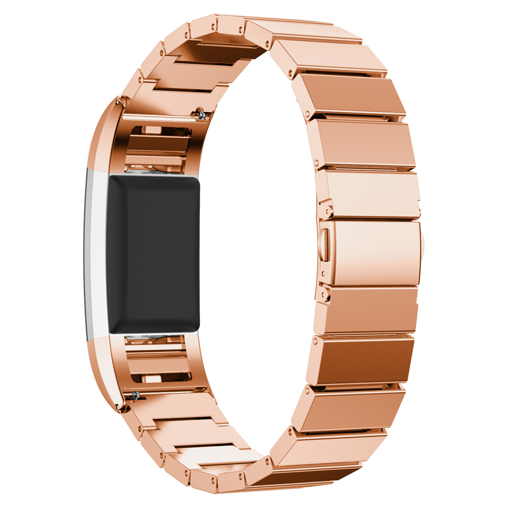 Fitbit Charge 2 Steel Link Strap - Rose Gold
