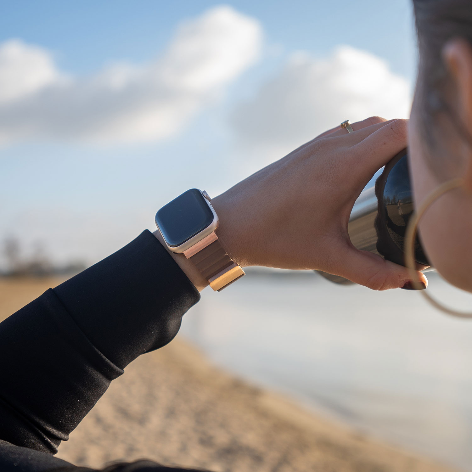 Apple Watch Leather Magnet Magna Strap