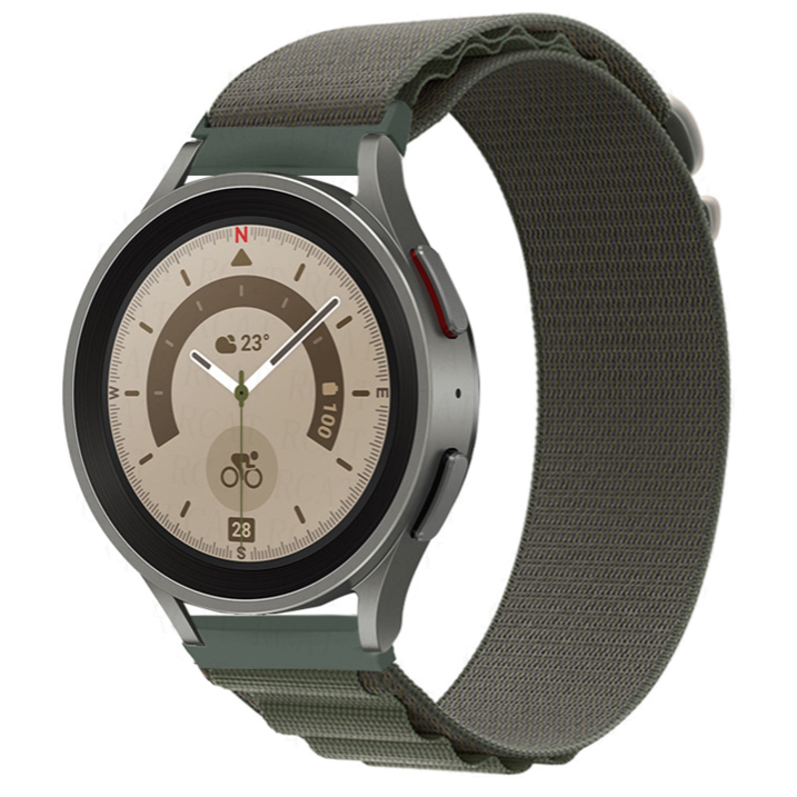 Samsung Galaxy Watch Nylon Alpine Strap - Green