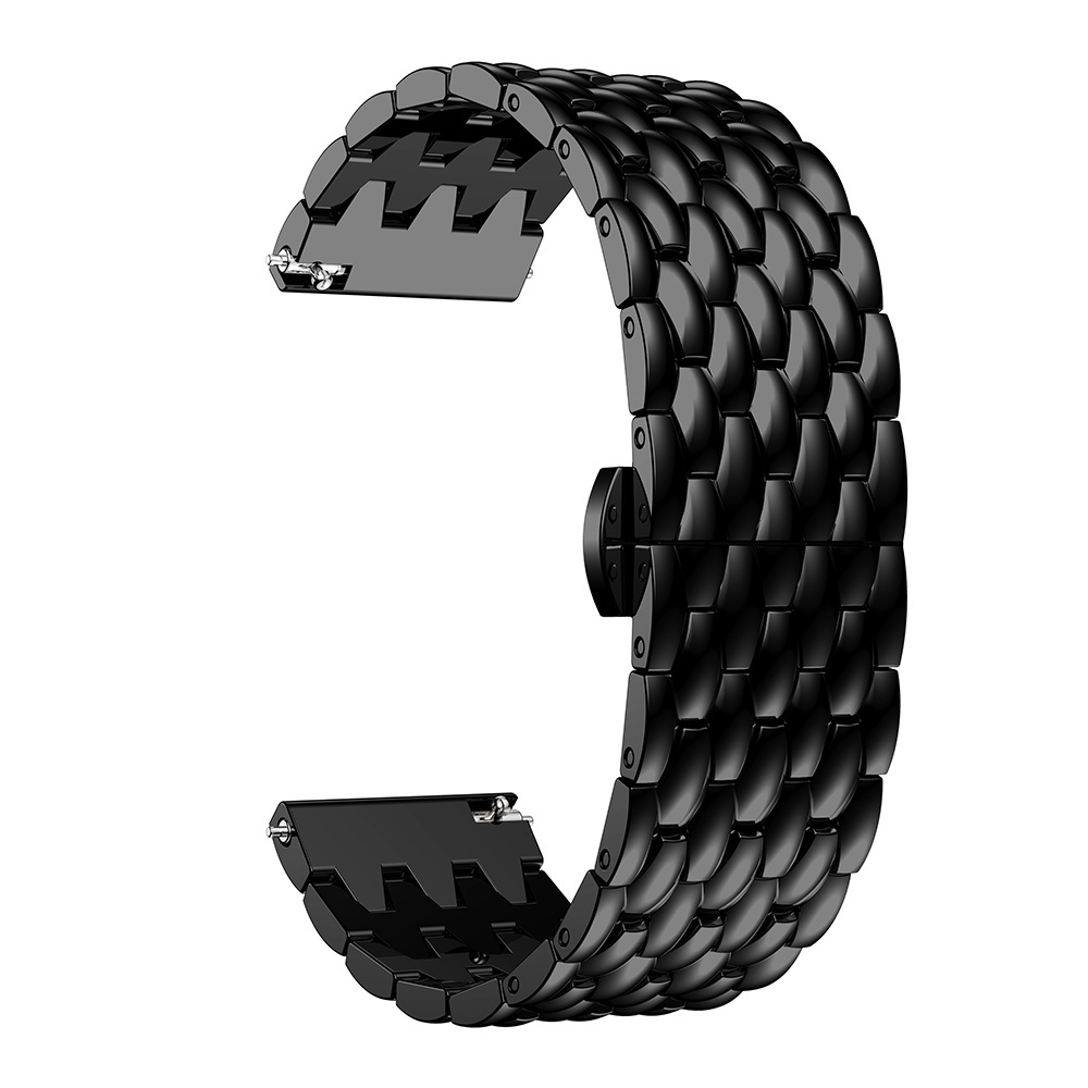 Garmin Vivoactive Dragon Steel Link Strap - Black