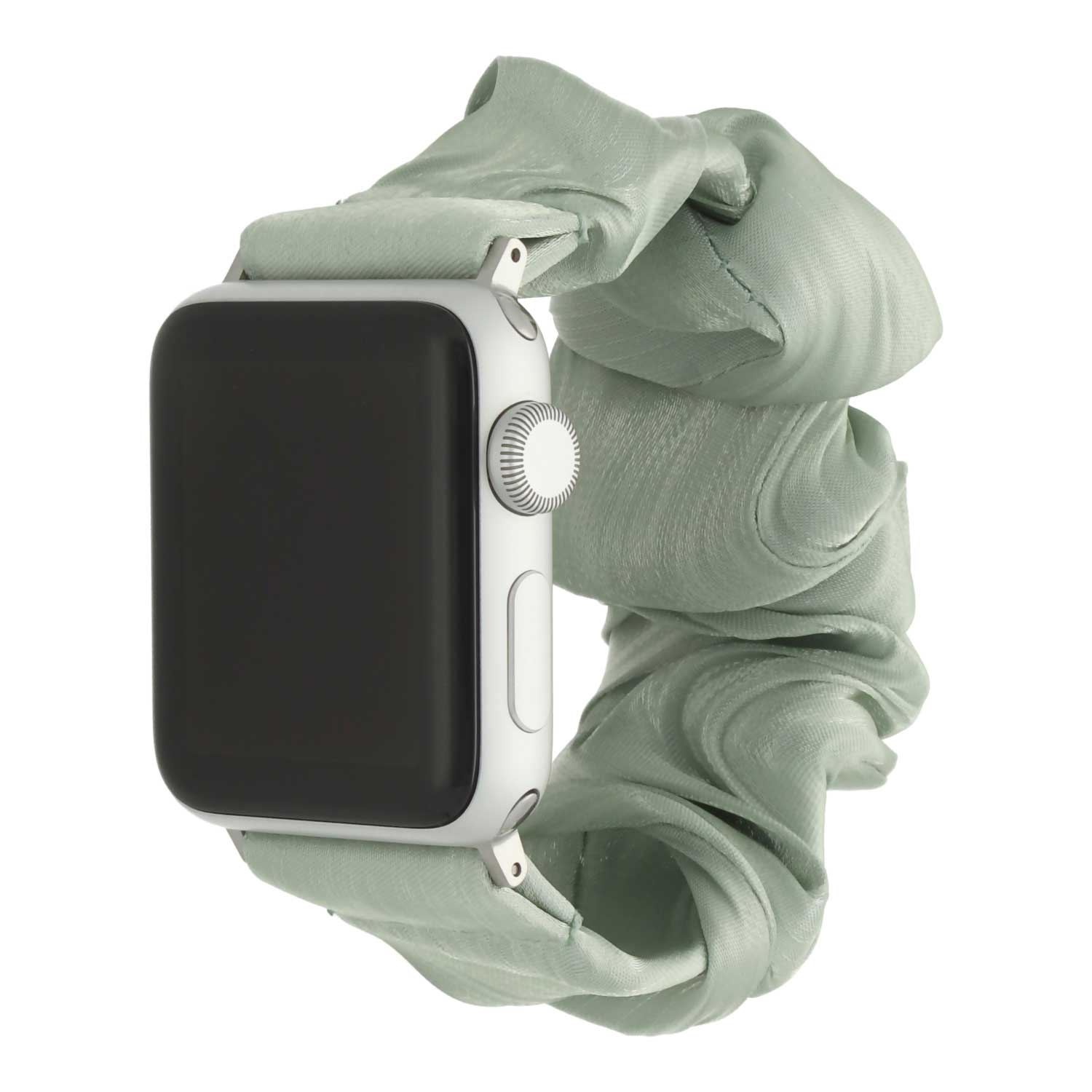 Apple Watch Nylon Scrunchie Strap - Light Green