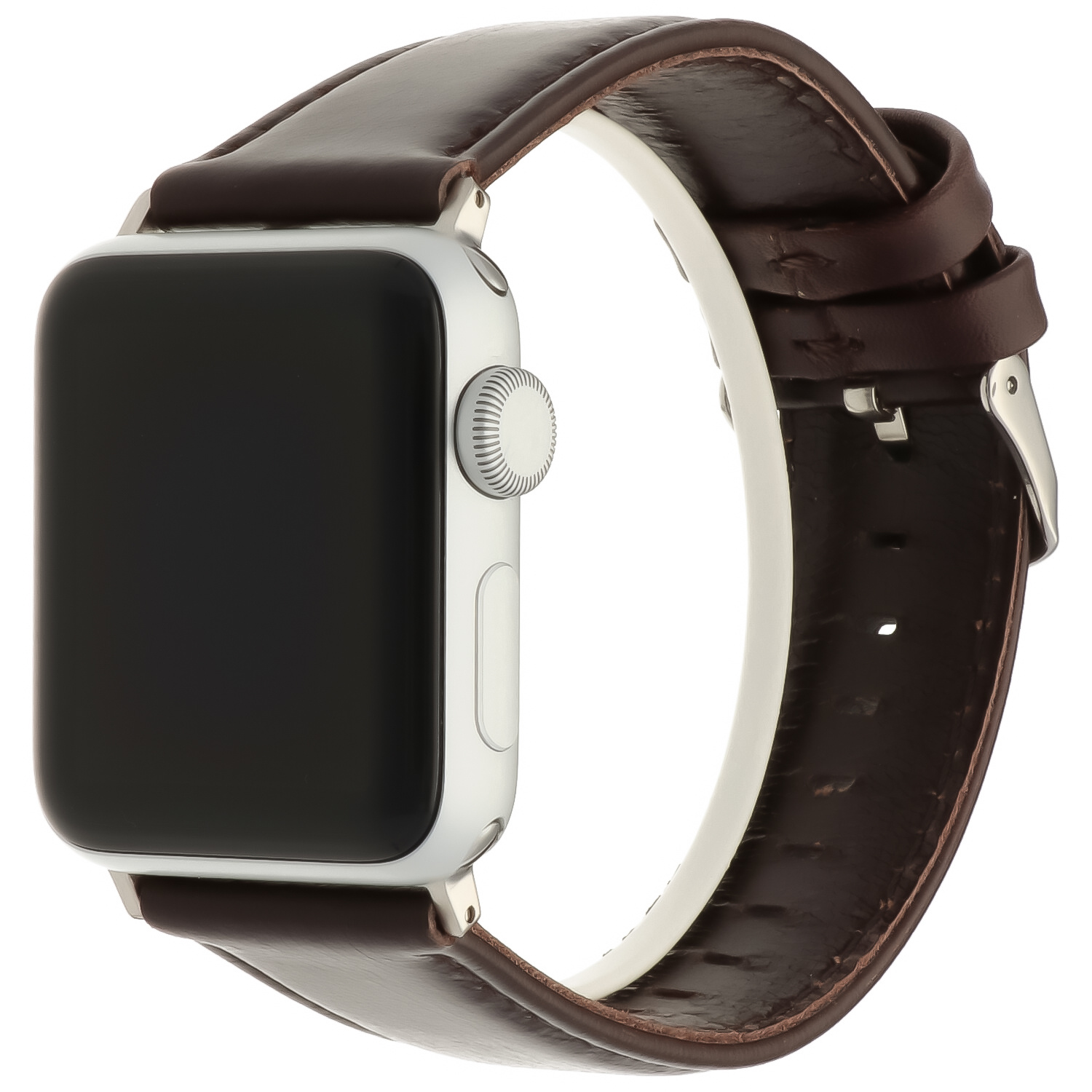 Apple Watch Leather Genuine Strap - Dark Brown