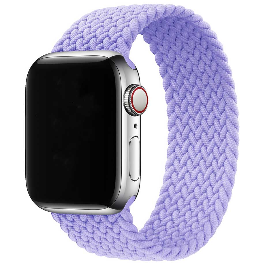 Apple Watch Nylon Braided Solo Loop Strap - Lavender