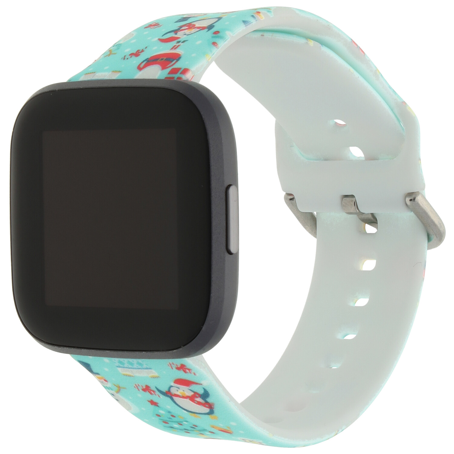 Fitbit Versa Print Sport Strap - Christmas Green