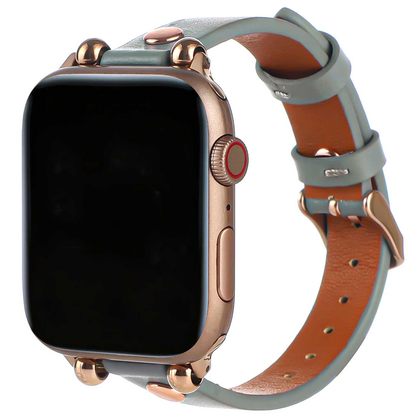 Apple Watch Leather Slim Strap - Blue