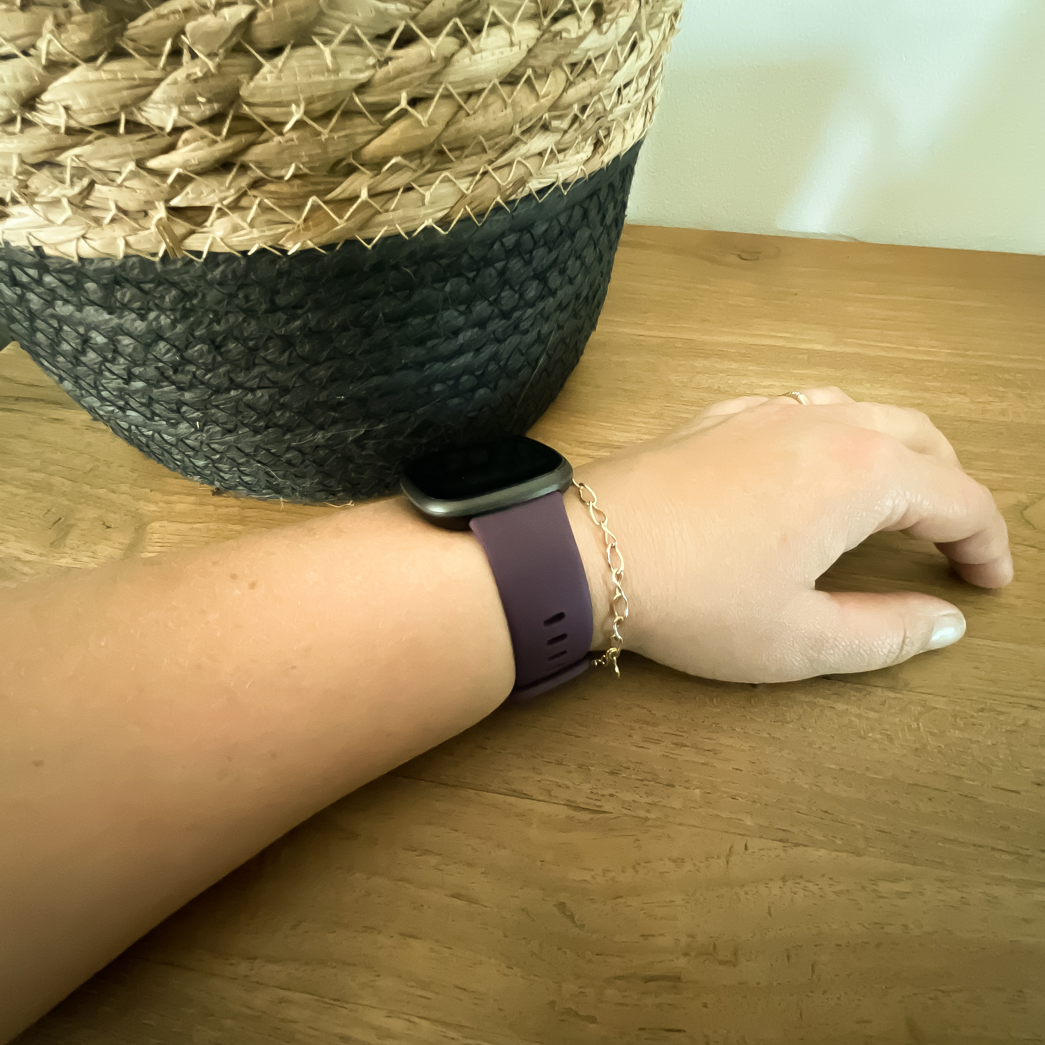 Fitbit Versa 3 / Sense Sport Strap - Dark Purple