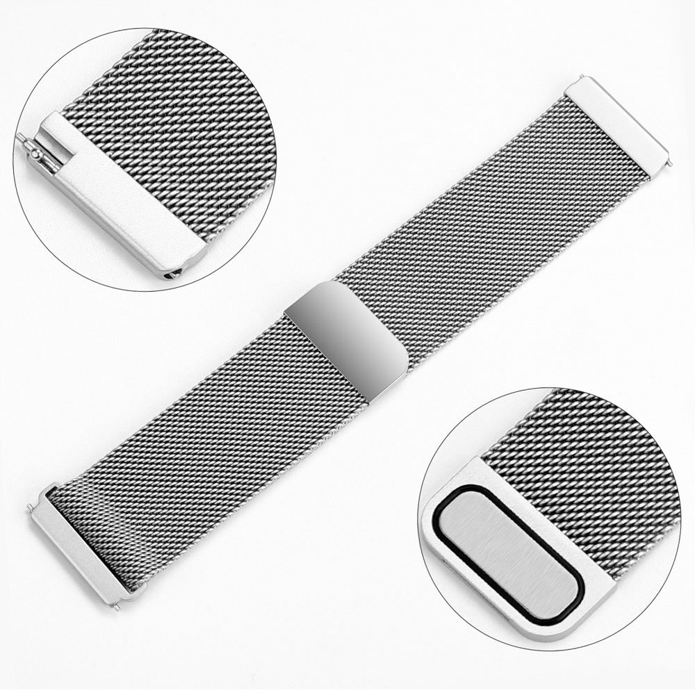 Fitbit Versa Milanese Strap - Silver