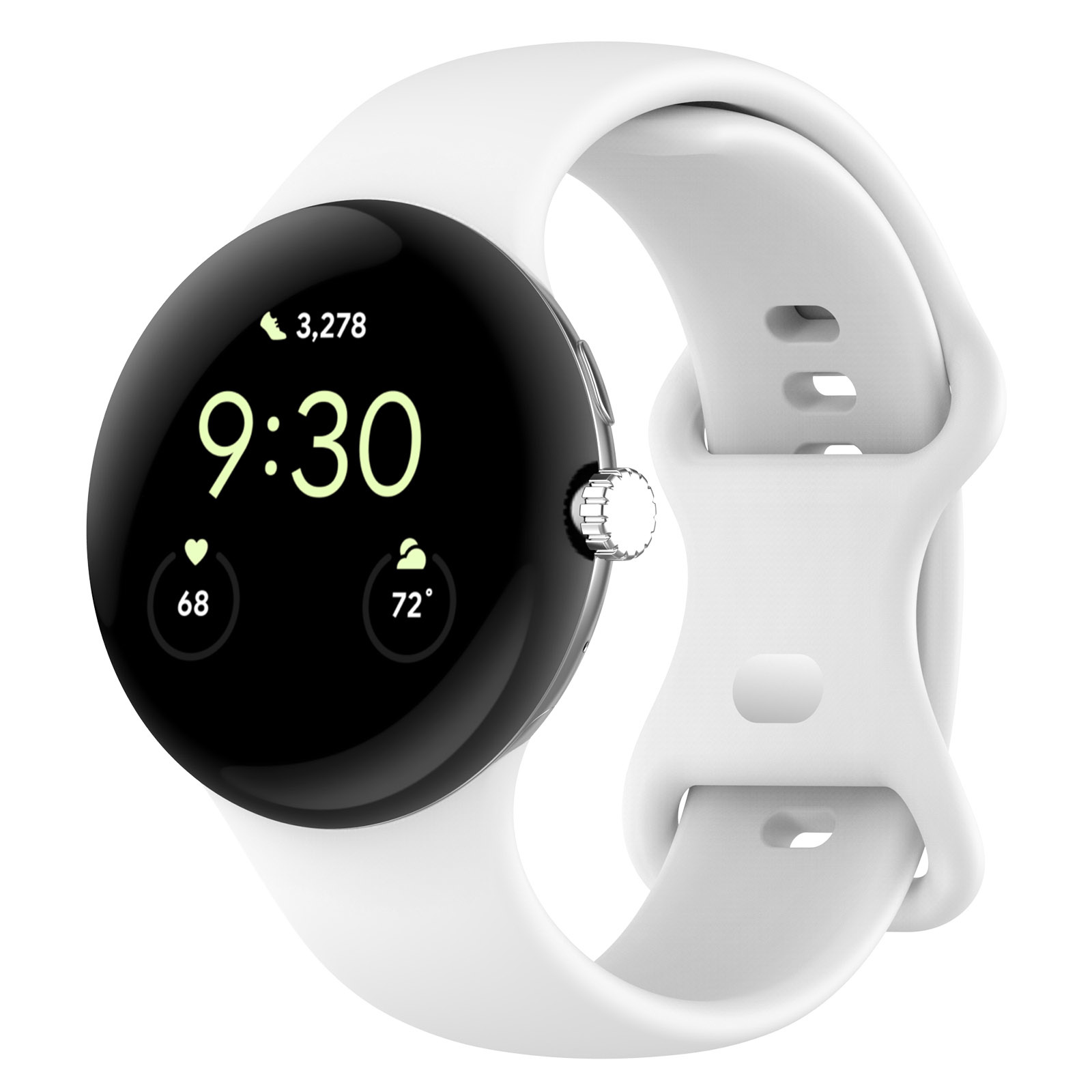 Google Pixel Watch Sport Strap - White