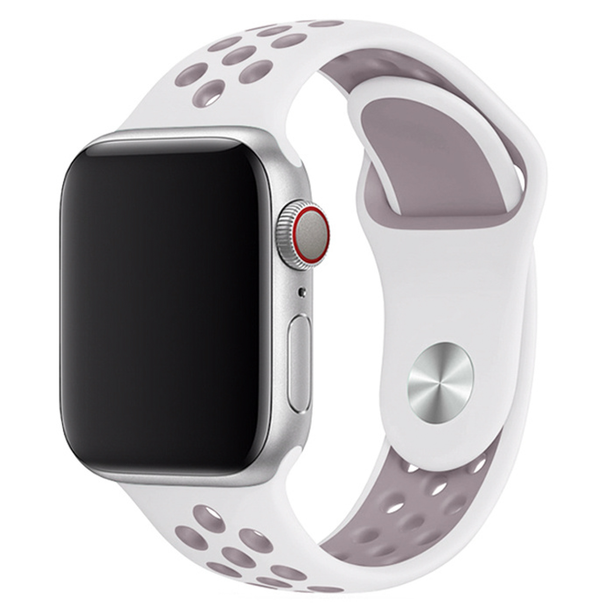 Apple Watch Double Sport Strap - White Lavender