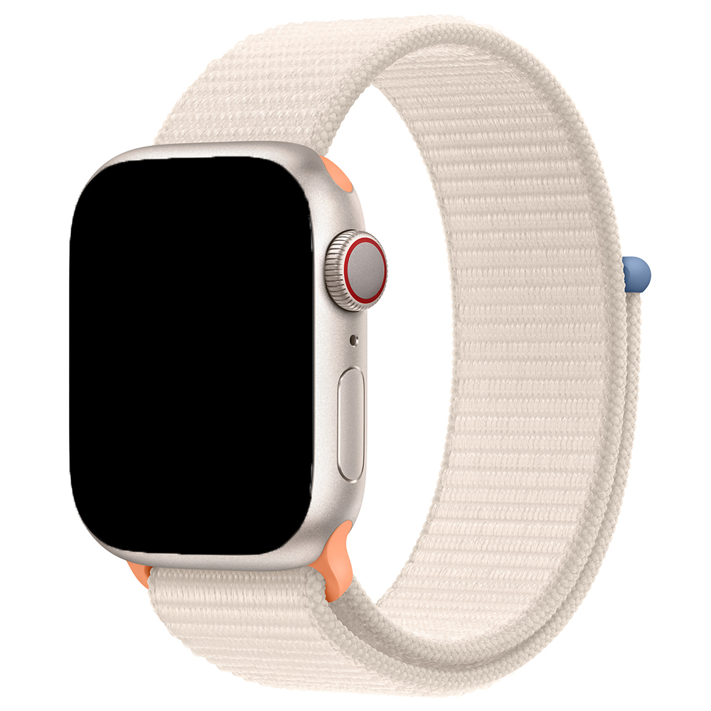 Apple Watch Nylon Sport Loop Strap - Starlight Orange