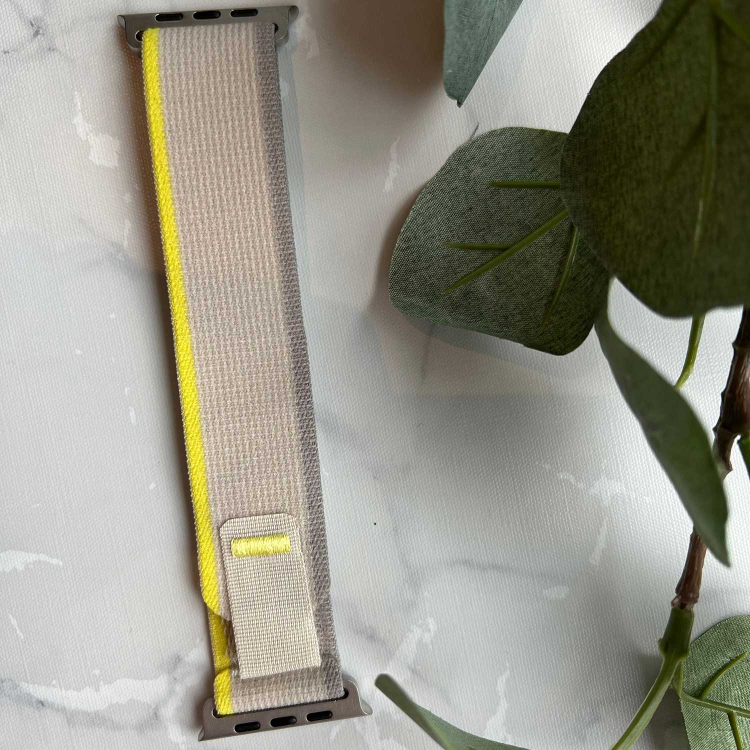 Apple Watch Nylon Trail Strap - Yellow Beige
