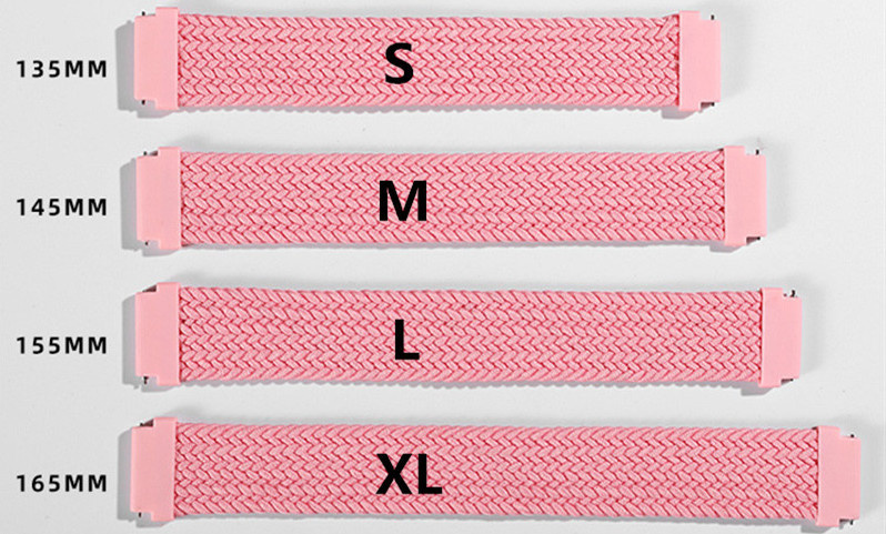 Polar Vantage M / Grit X Nylon Braided Solo Strap - Pink Punch