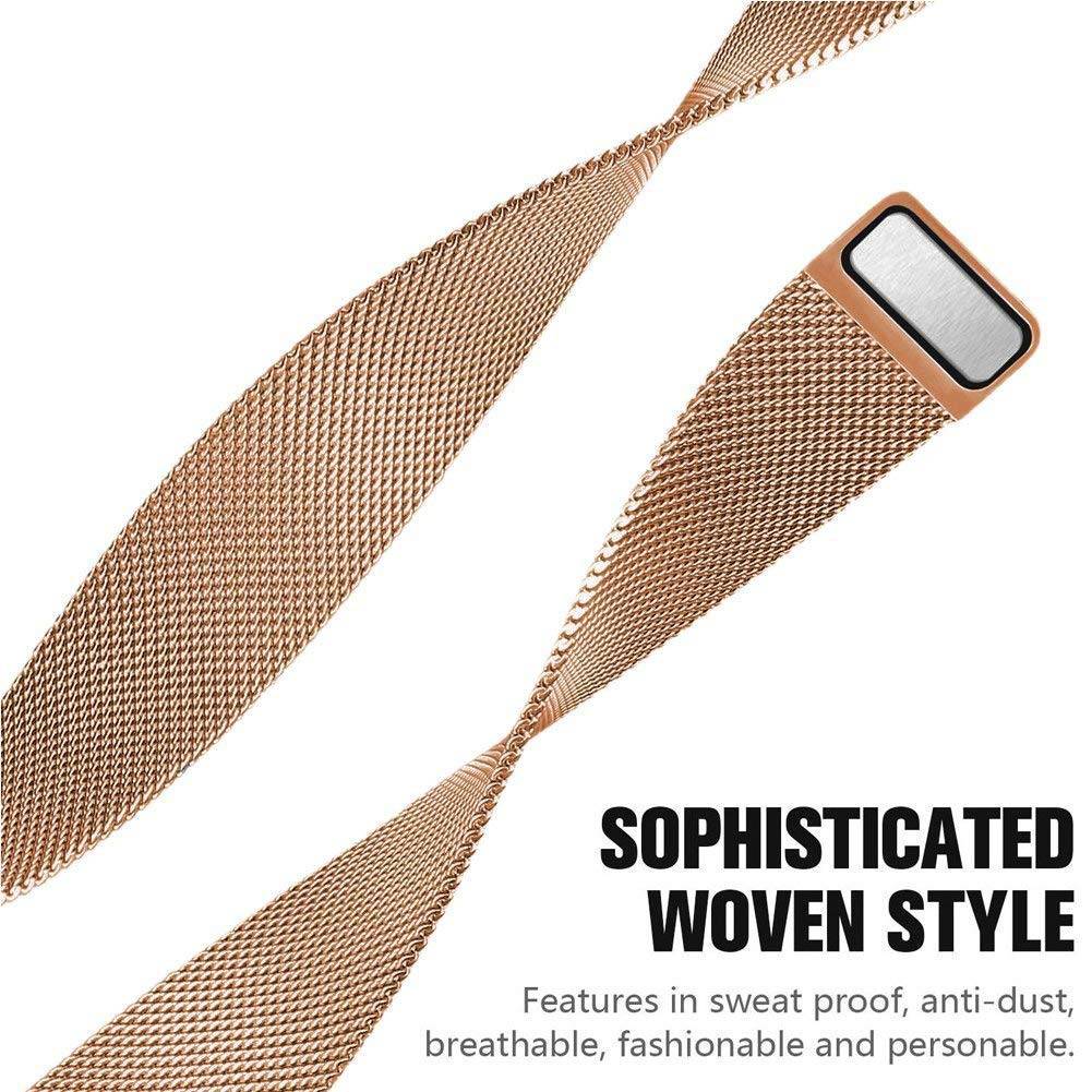 Fitbit Charge 3 &Amp; 4 Milanese Strap - Rose Gold