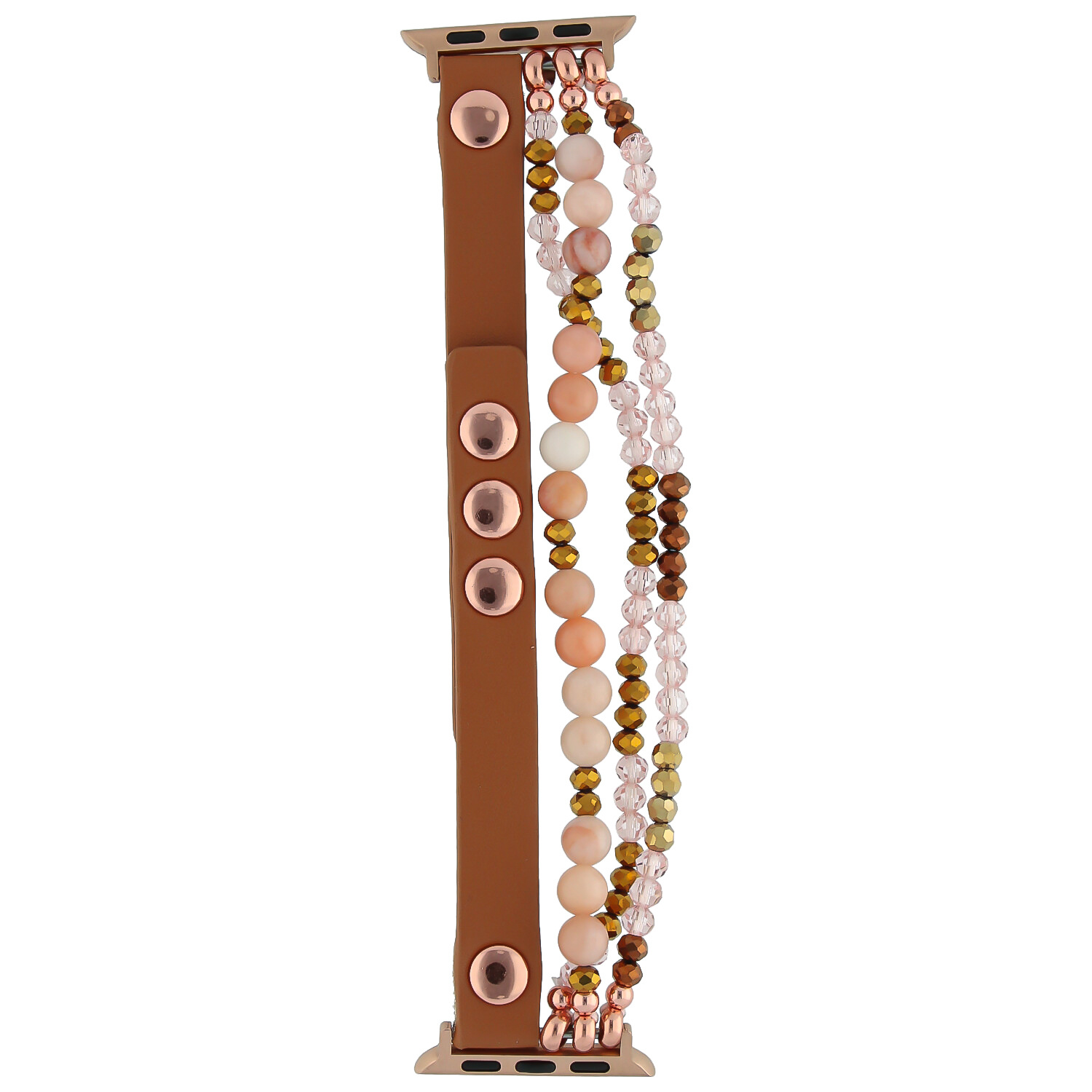 Apple Watch Leather Jewellery Strap - Brown