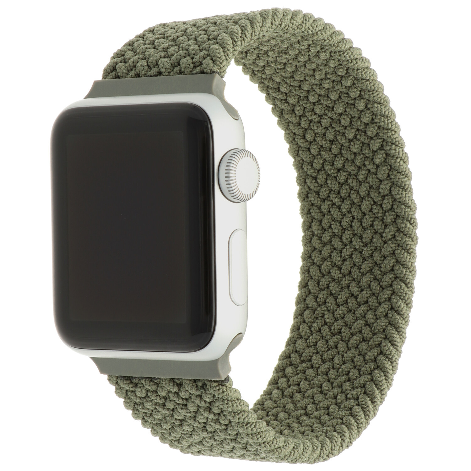 Apple Watch Nylon Braided Solo Loop Strap - Inverness Green