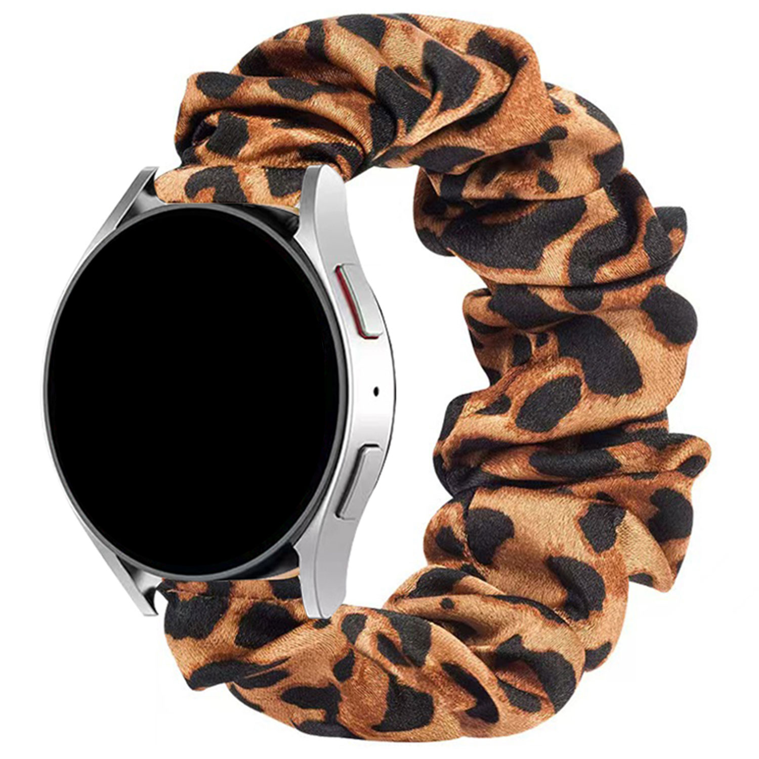 Samsung Galaxy Watch 7 Nylon Scrunchie Straps - Brown