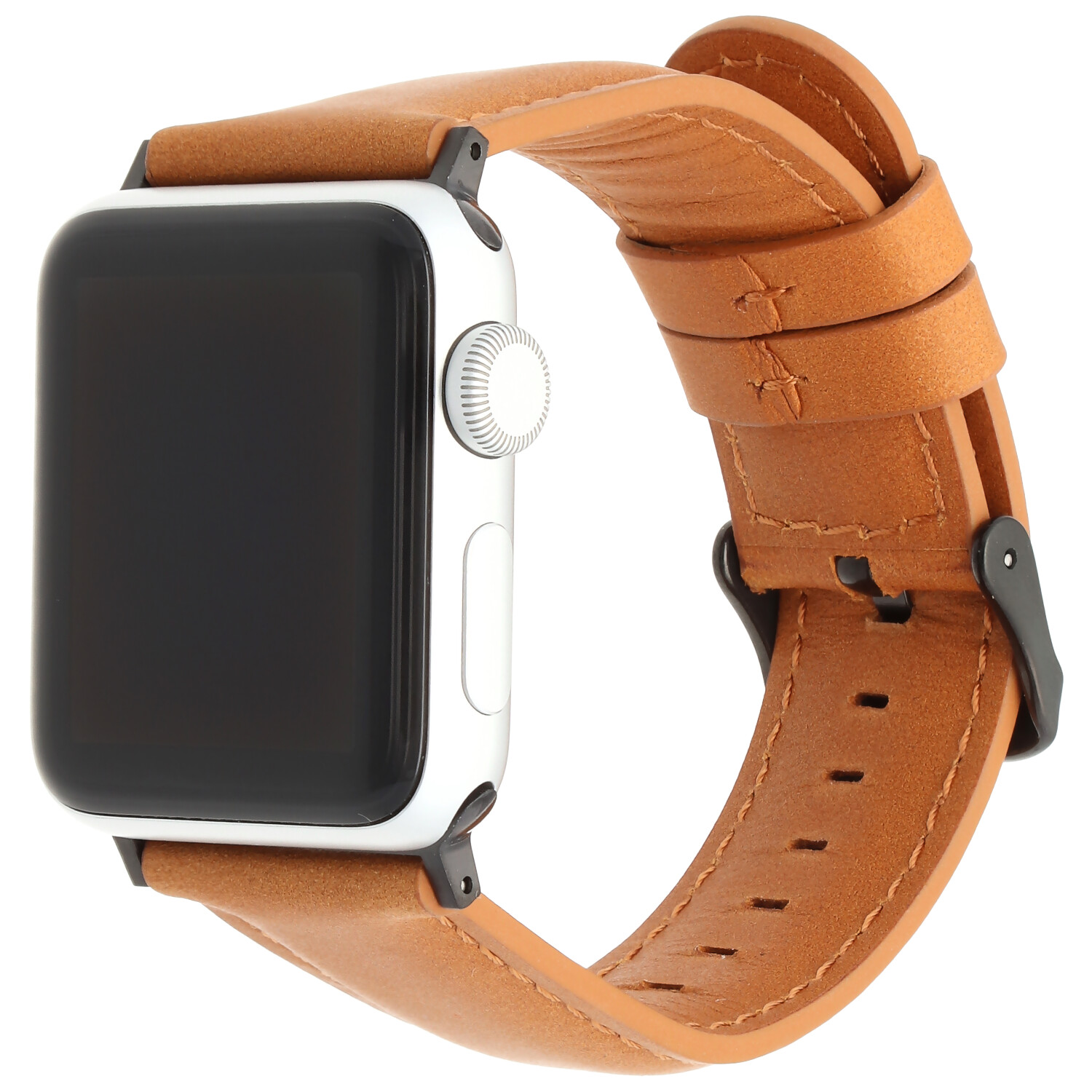 Apple Watch Leather Genuine Strap - Light Brown