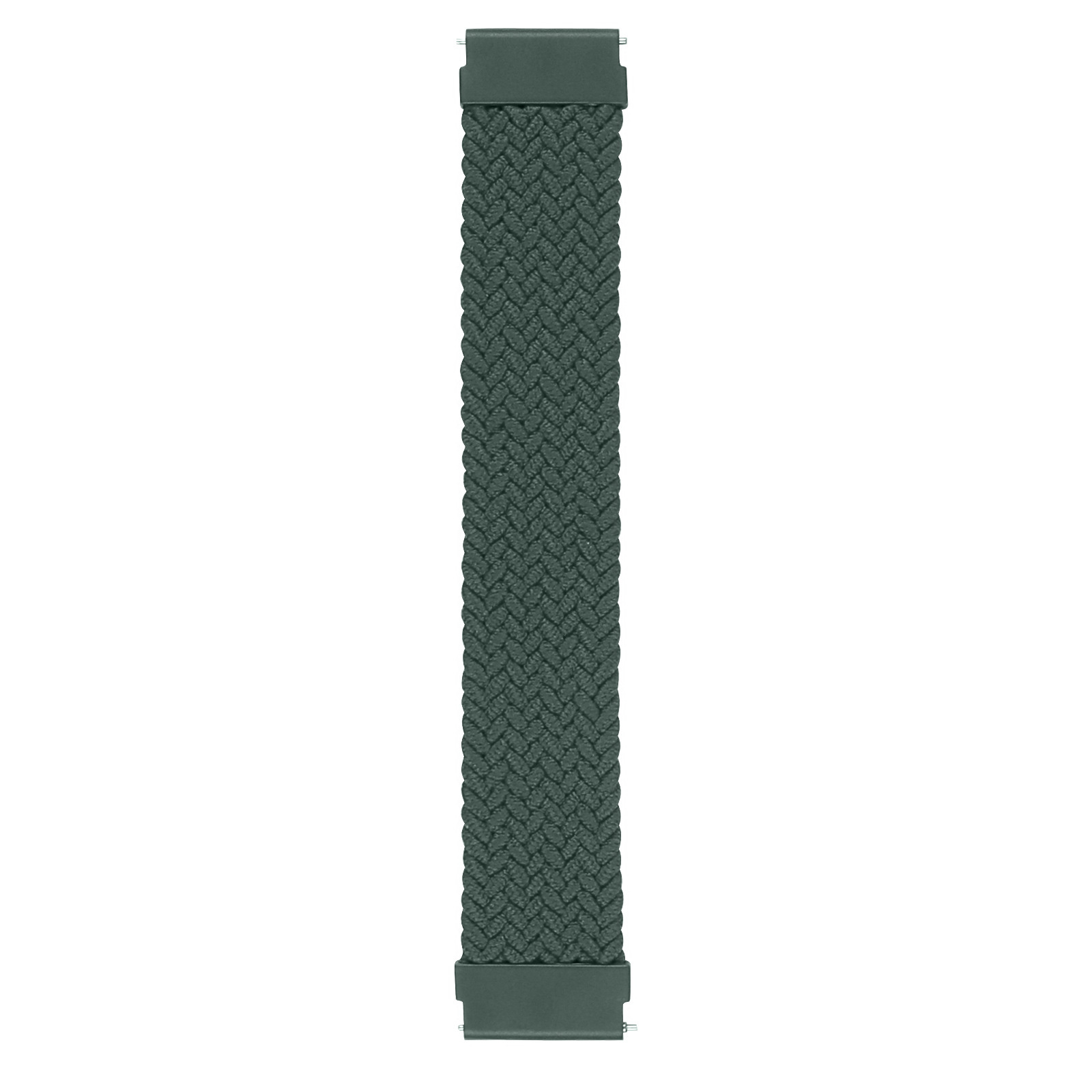 Garmin Vivoactive / Vivomove Nylon Braided Solo Strap - Inverness Green