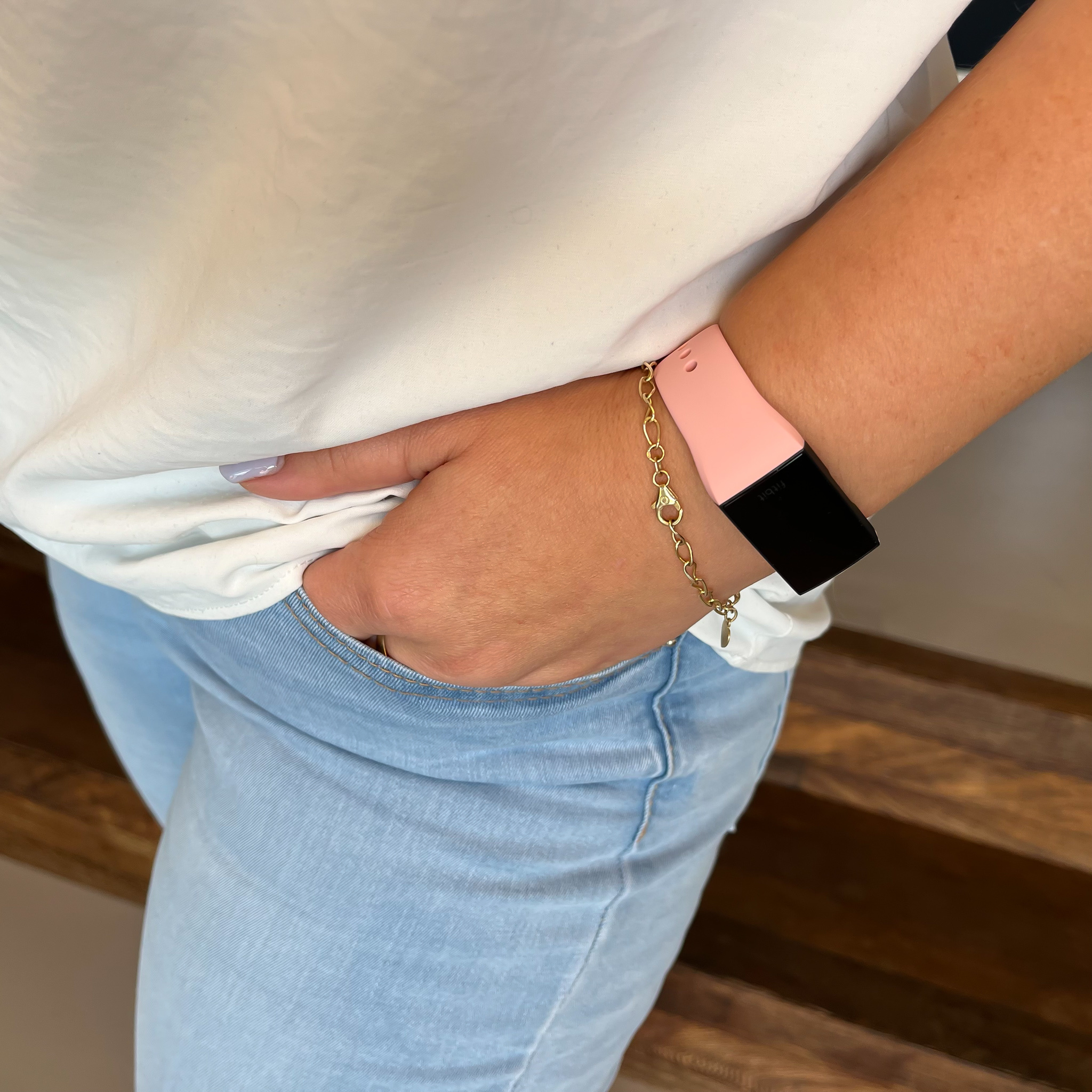 Fitbit Charge 3 &Amp; 4 Sport Strap - Pink