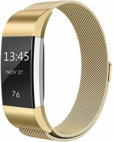 Fitbit Charge 2 Milanese Strap - Gold