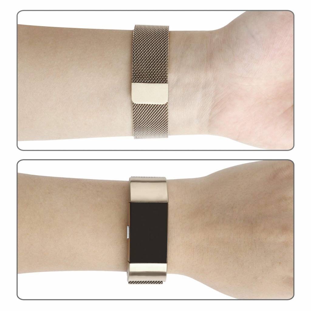 Fitbit Charge 2 Milanese Strap - Champagne