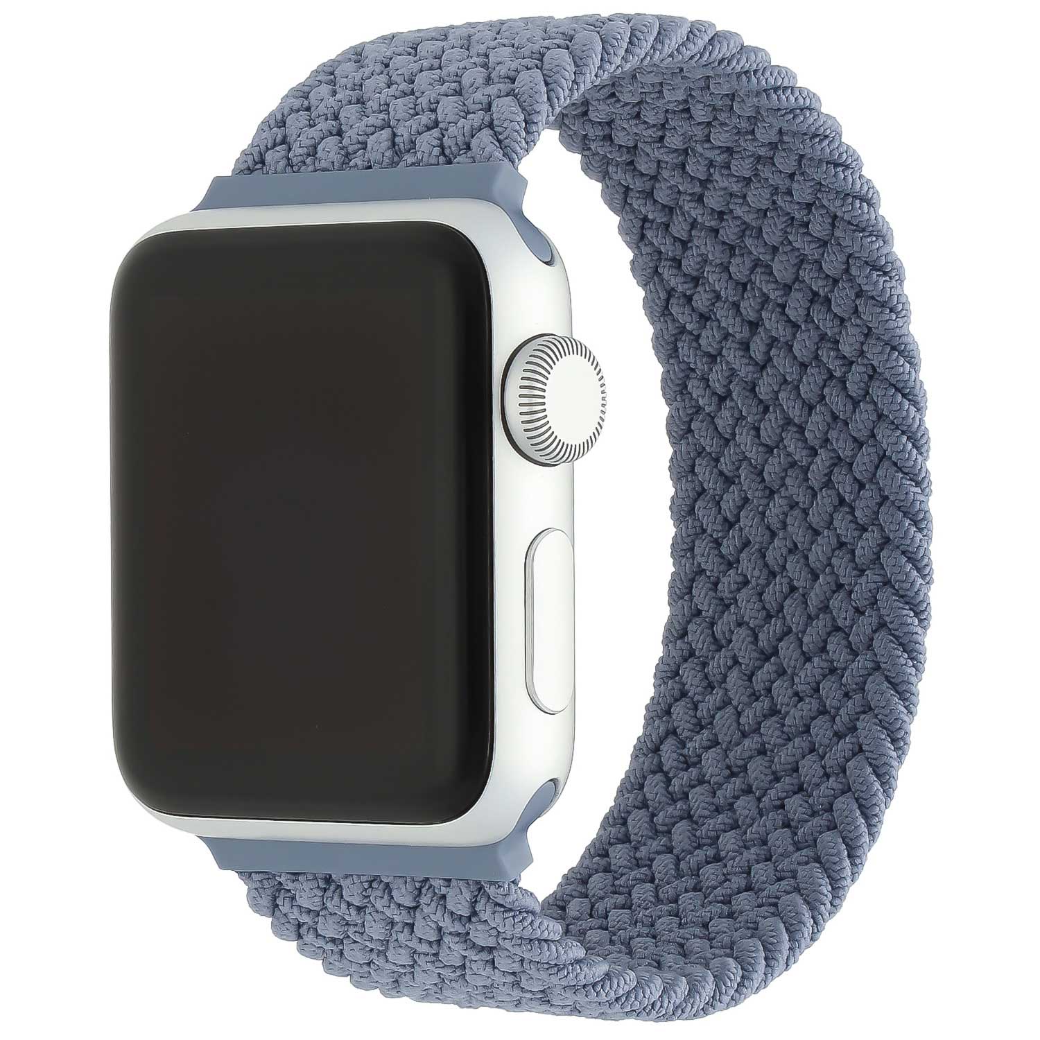 Apple Watch Nylon Braided Solo Loop Strap - Slate