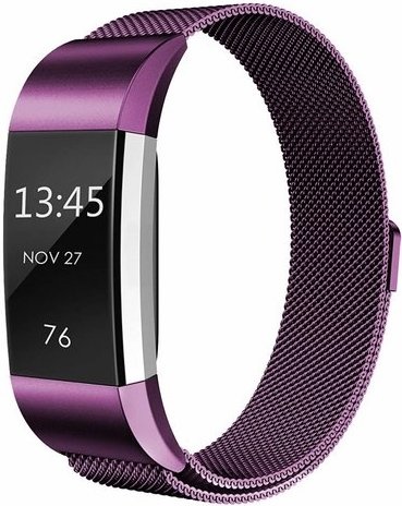 Fitbit Charge 2 Milanese Strap - Purple