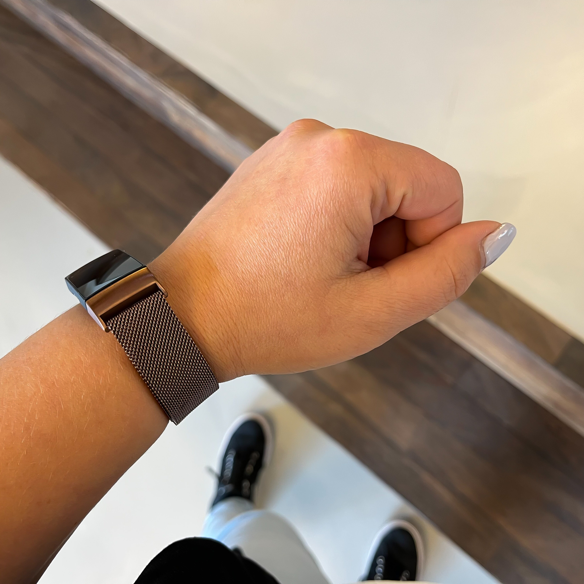 Fitbit Charge 3 &Amp; 4 Milanese Strap - Brown