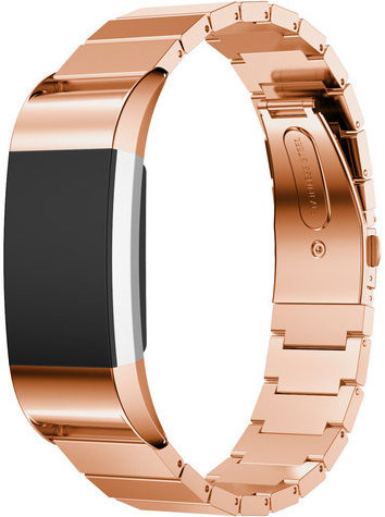 Fitbit Charge 2 Steel Link Strap - Rose Gold