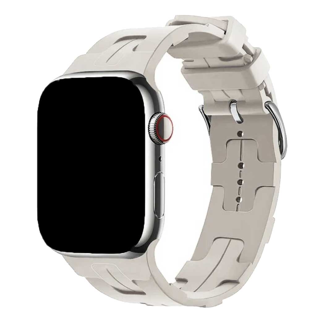 Apple Watch Sport HermèS Kilim Single Tour buckle - Starlight