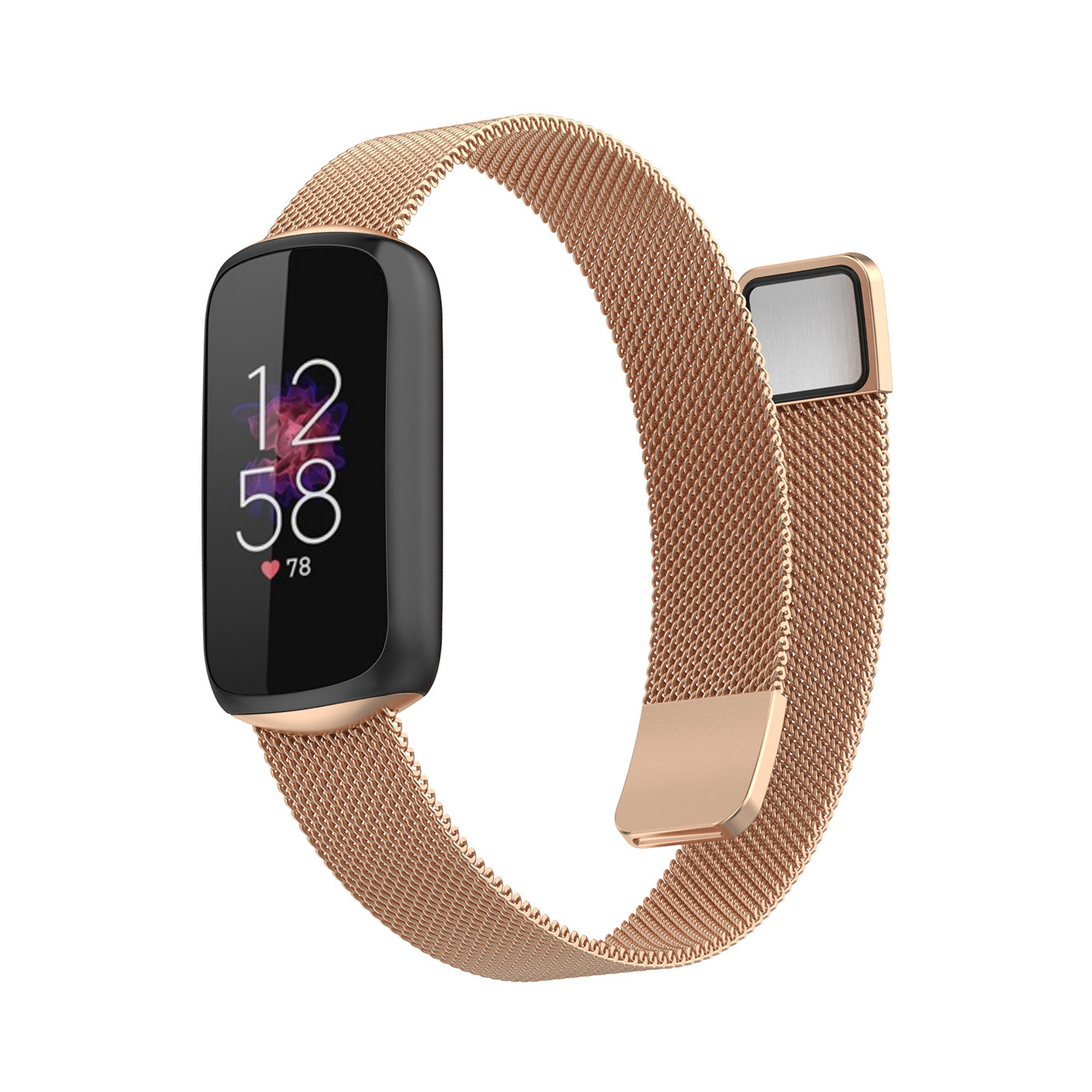 Fitbit Luxe Milanese Strap - Rose Gold