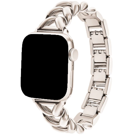 Apple Watch Heart Steel Link Strap - Lisa Starlight