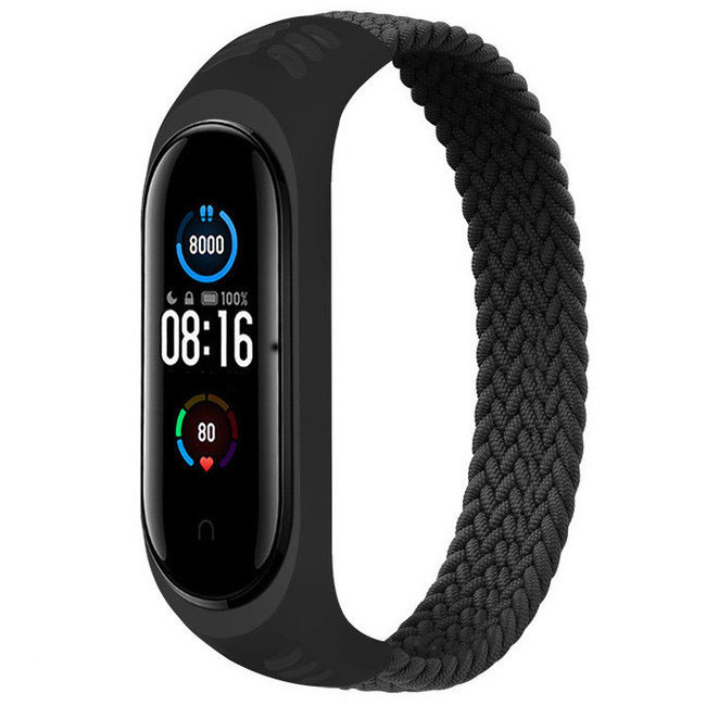 Xiaomi Mi 3/4/5/6 Nylon Braided Solo Strap - Black