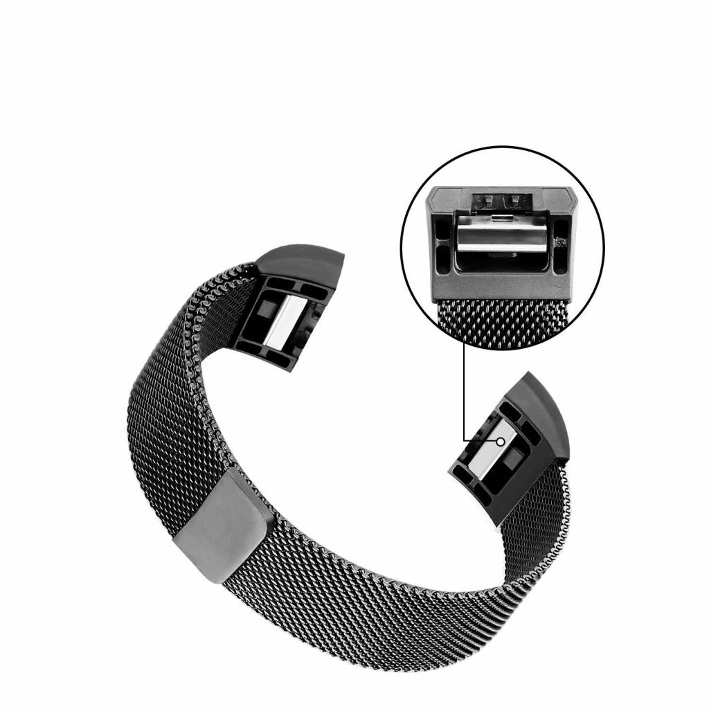 Fitbit Charge 2 Milanese Strap - Black