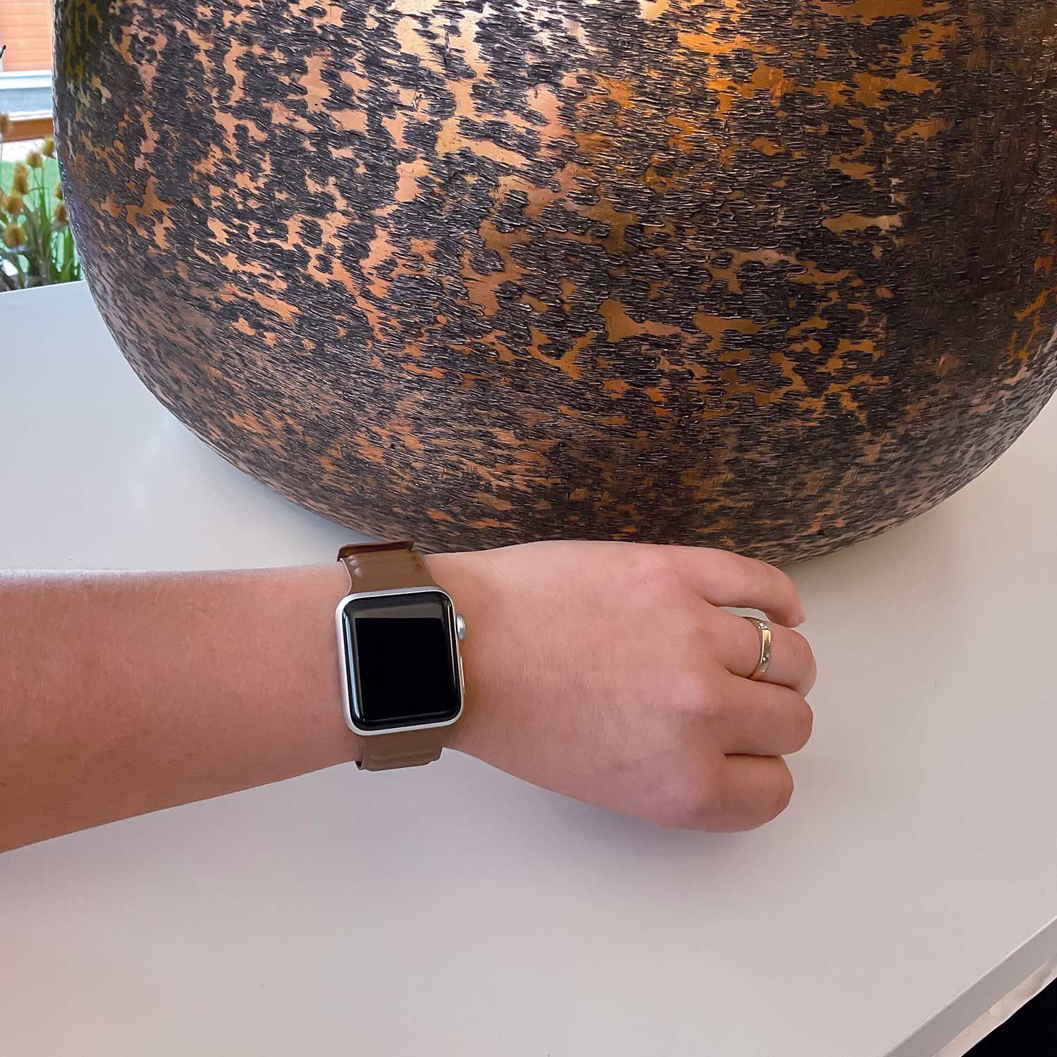 Apple Watch Leather Solo Strap - Brown