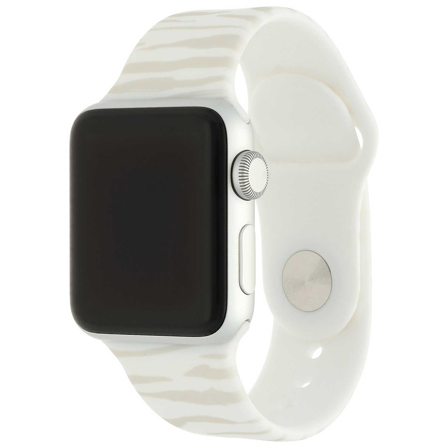 Apple Watch Print Sport Strap - Zebra Starlight