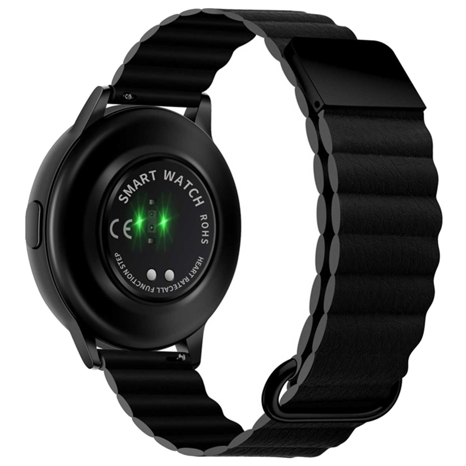 Samsung Galaxy Watch 5 Magnetic Leather Strap - Black