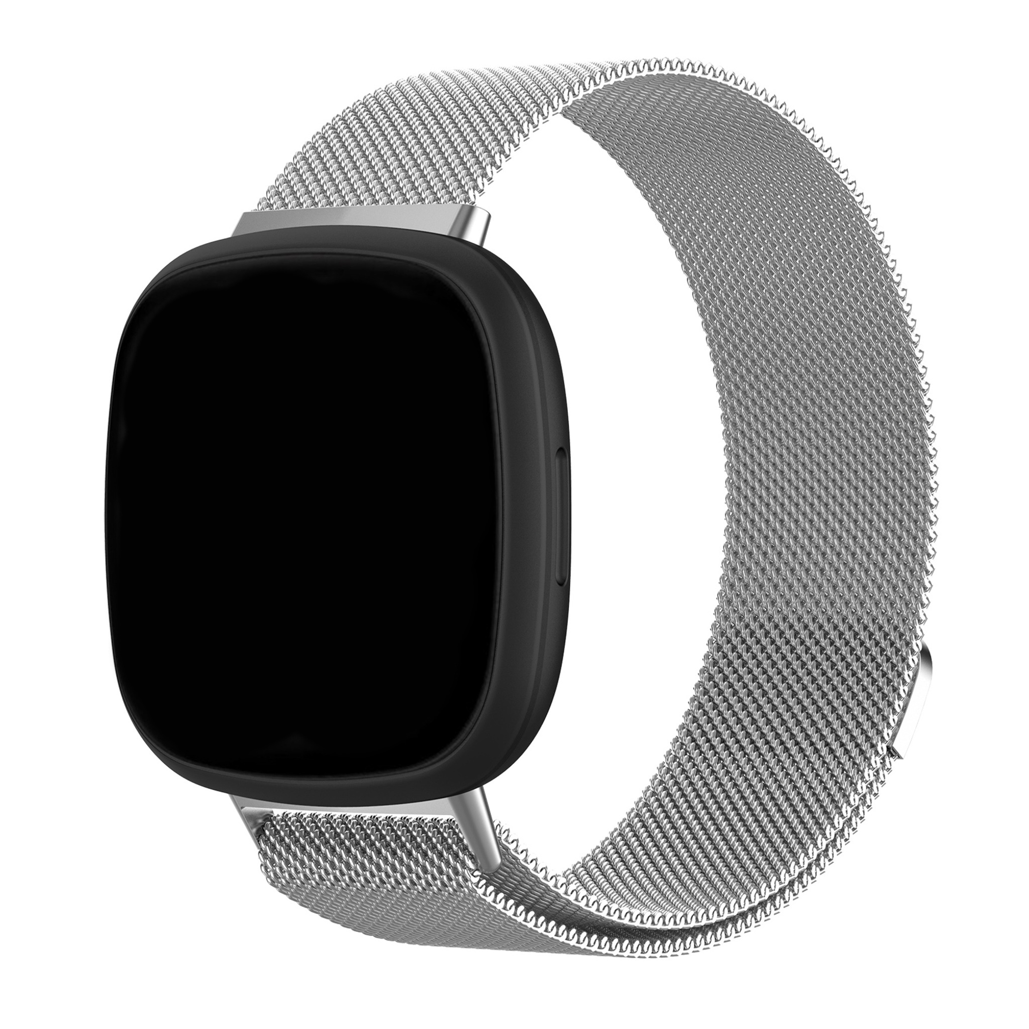 Fitbit Versa 3 / Sense Milanese Strap - Silver