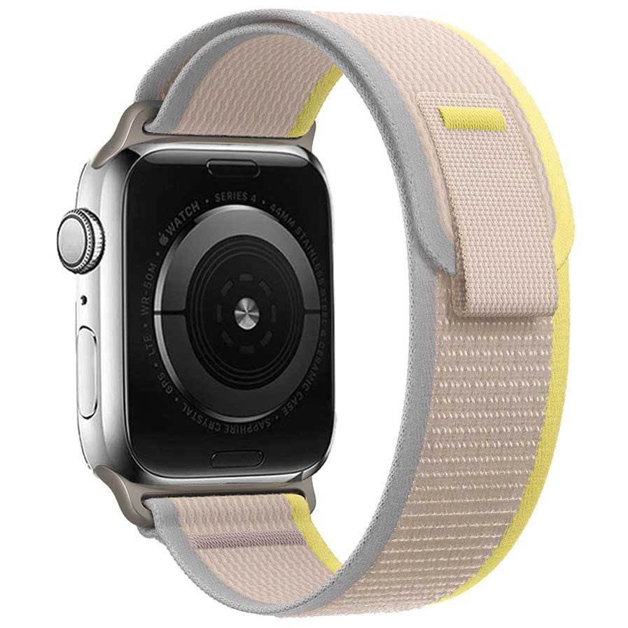 Apple Watch Nylon Trail Strap - Yellow Beige