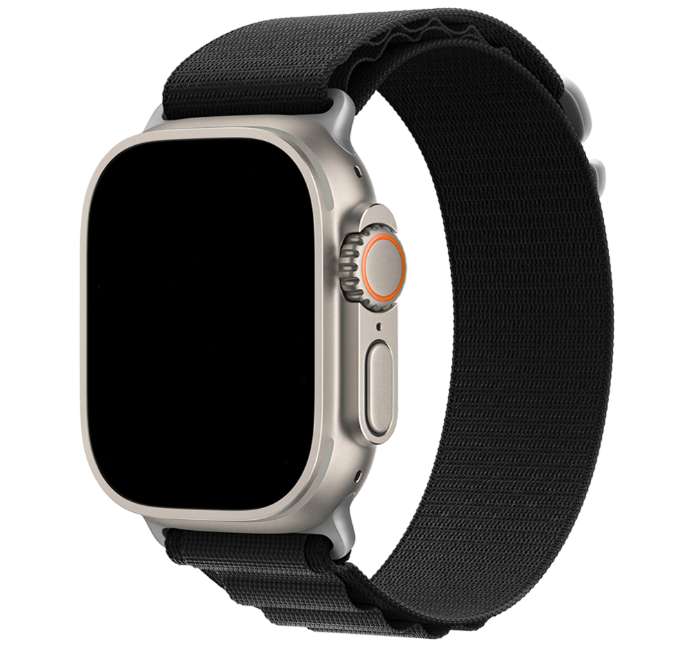 Apple Watch Nylon Alpine Strap - Black